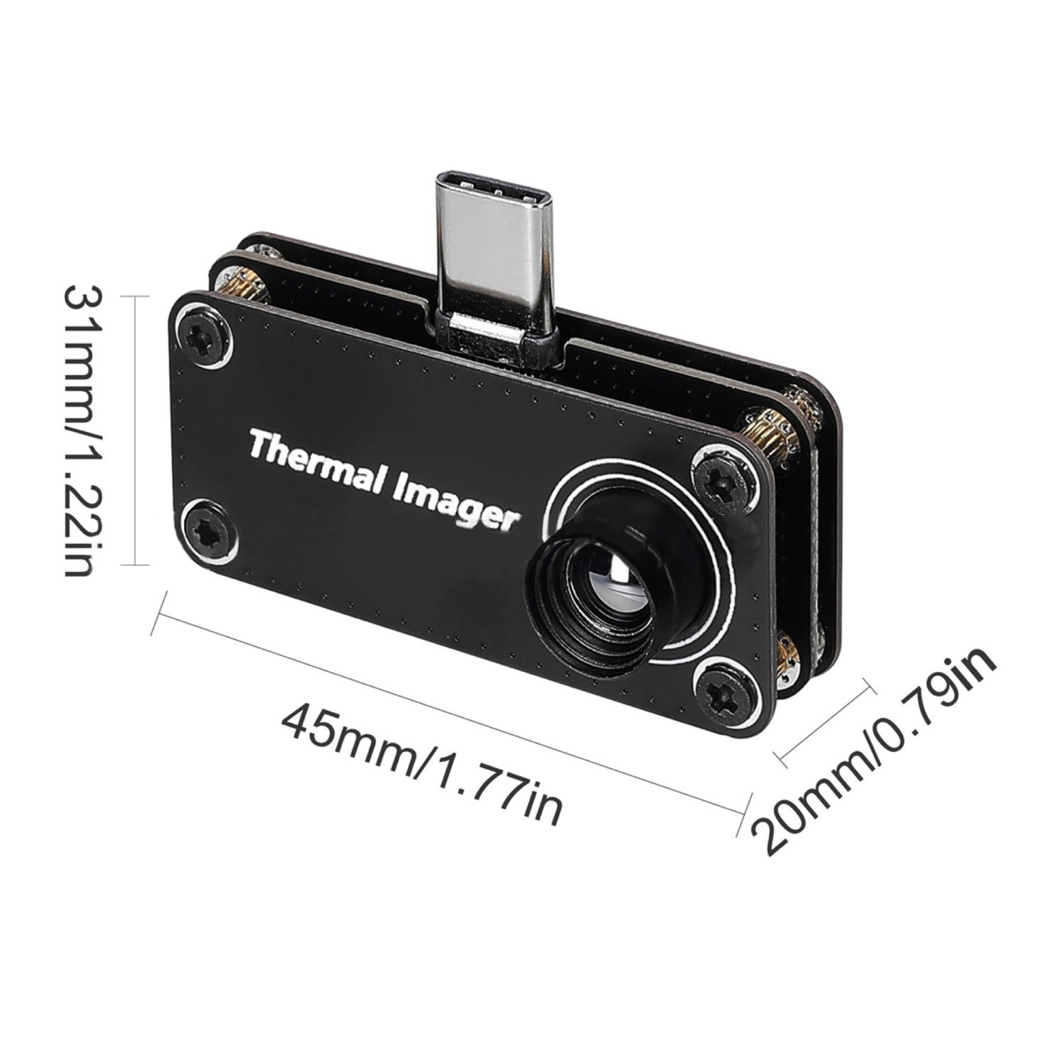 Tiop01 Thermal Camera - TIOP01 32x32 Kamera Termal Ponsel Pencitra