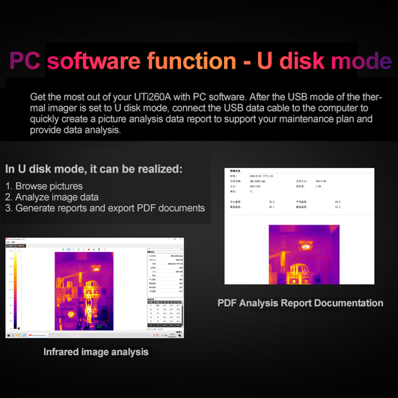 Kamera Pencitraan Termal UNI-T - Thermal Imaging Camera 256X192 ulasan dan harga