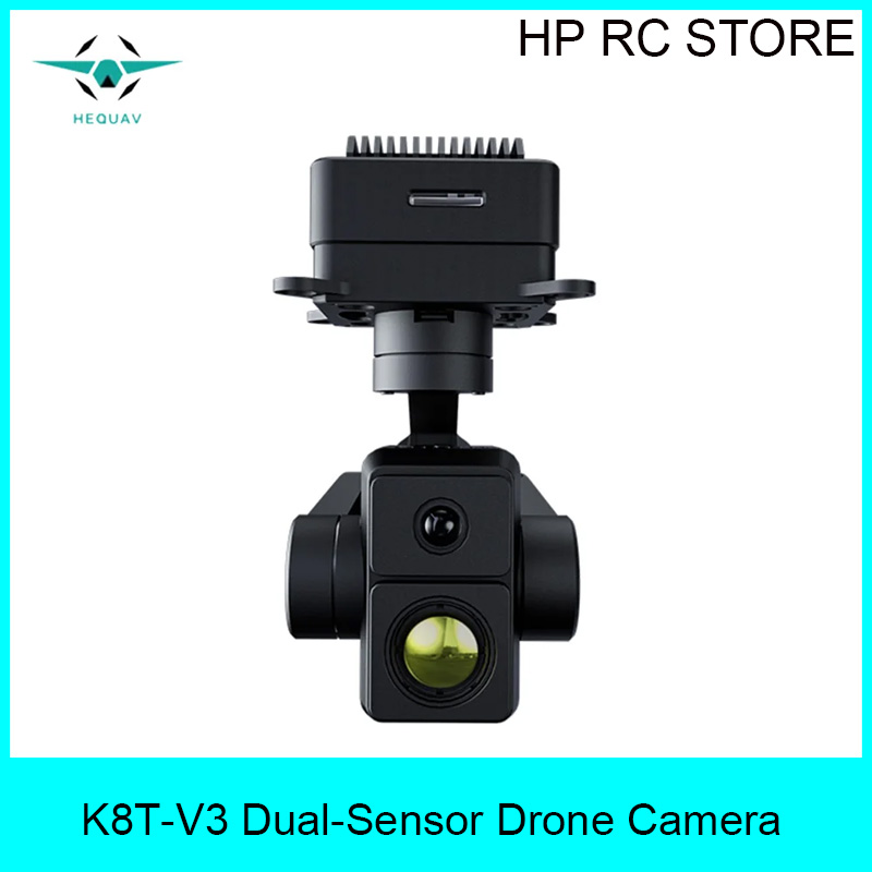 HEQUAV K8T-V3 Kamera Drone Dua - Thermal Imager Drone Gimbal ulasan dan harga