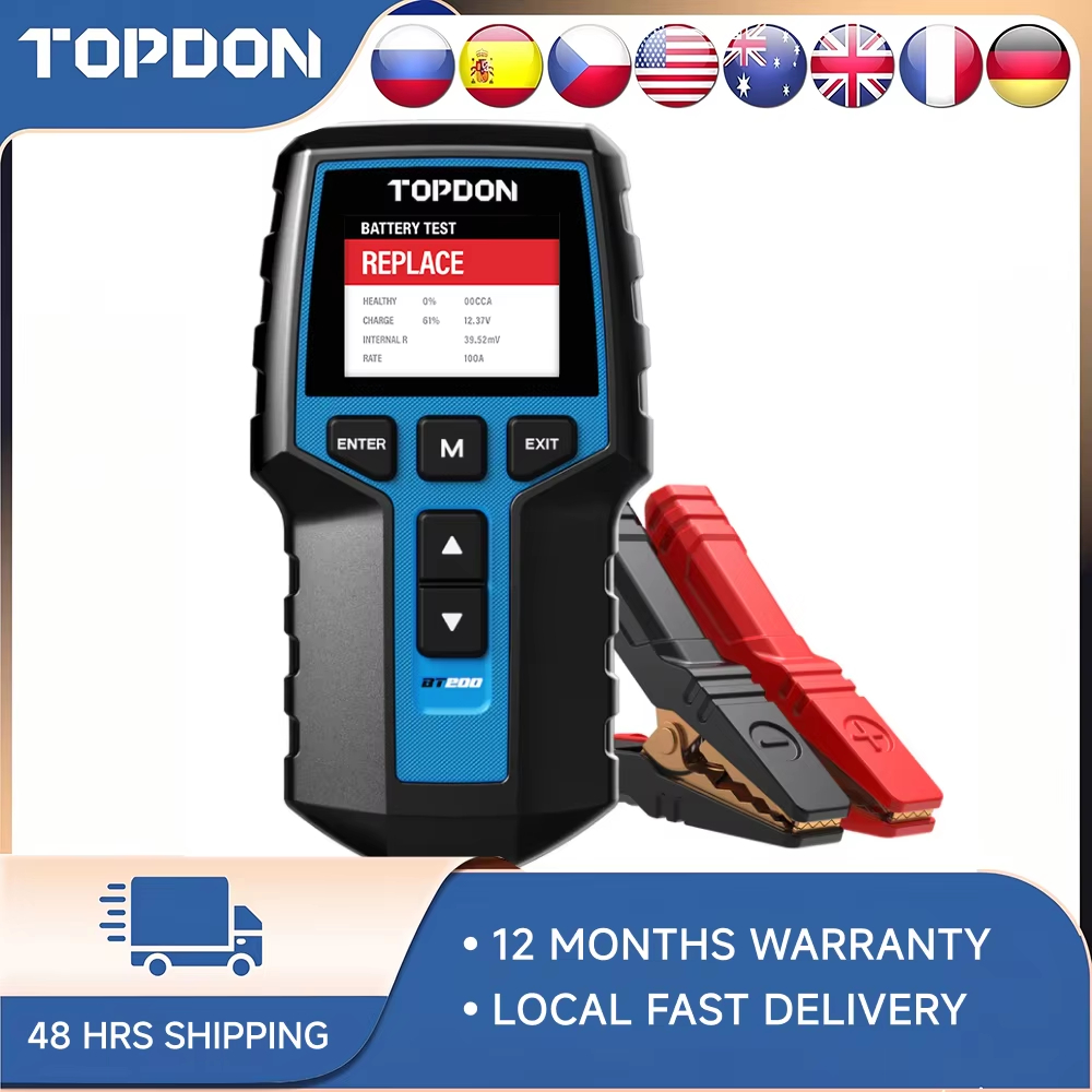 TOPDON BT200 Penganalisa Bater - Topdon Tc001 Thermal Camera ulasan dan harga