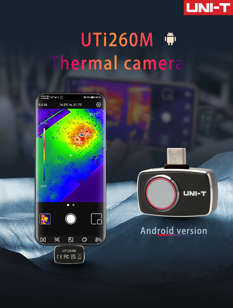 UNI-T UTi260M Kamera Termal Se - Thermal Imaging Camera 256X192 ulasan dan harga