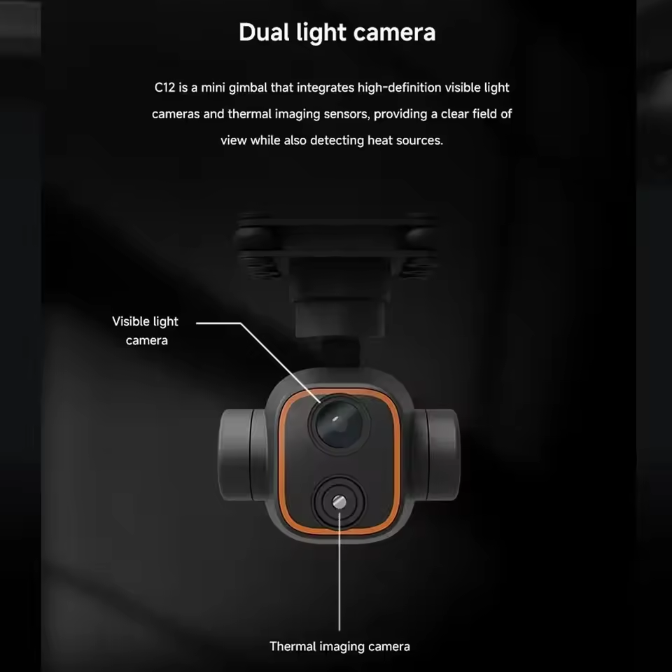 APStoreSkydroid C12 2k HD Ther - Thermal Imager Drone Gimbal ulasan dan harga