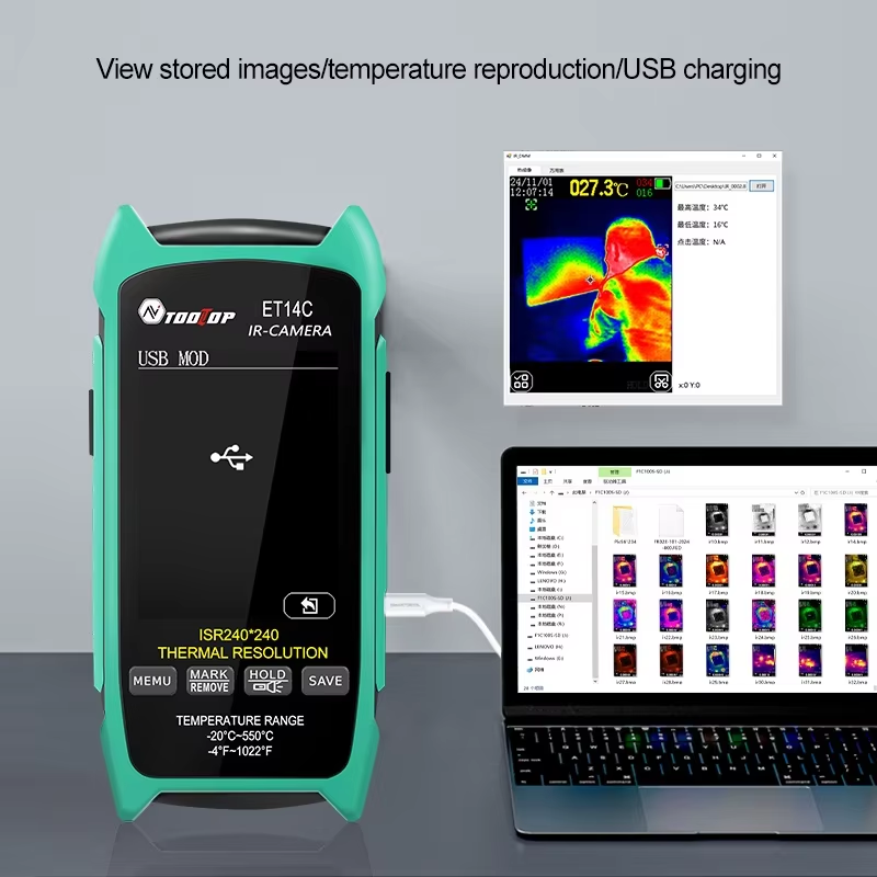TOOLTOP ET14C 2.8 Inci Pencitr - Nf 521 Thermal Imaging Camera ulasan dan harga
